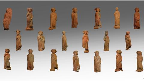 Figurki znalezione na Kitnos