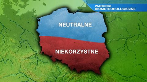 Warunki biometeo w piątek
