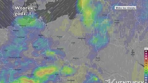 Opady deszczu w ciągu najbliższych dni