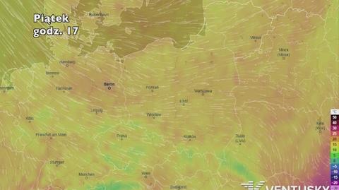 Temperatura w ciągu najbliższych dni (ventusky.com) | wideo bez dźwięku