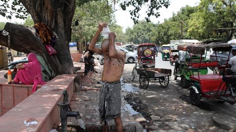 Upały w Indiach, stolica zmaga się z niedoborami wody