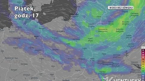 Opady w ciągu najbliższych dni (Ventusky.com)