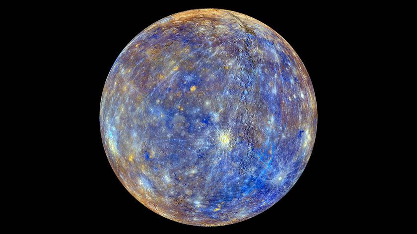 Tranzyt Merkurego na tle tarczy Słońca