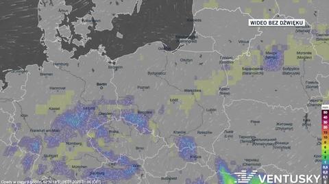 Prognozowane opady w dniach 28.01-1.02