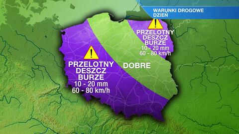 Warunki drogowe w piątek 24.05