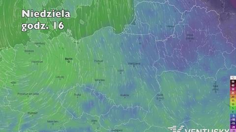 Temperatura w najbliższych dniach (ventusky.com | wideo bez dźwięku)