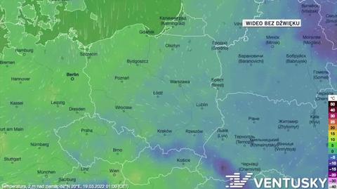 Prognozowana temperatura w nadchodzących dniach