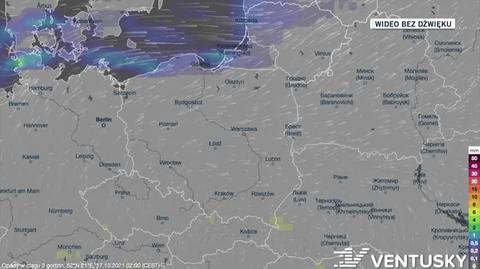 Prognozowane opady w najbliższych dniach