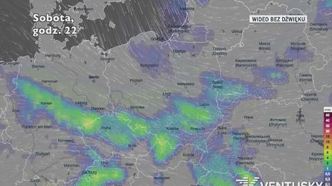 Prognozowane opady w najbliższych dniach