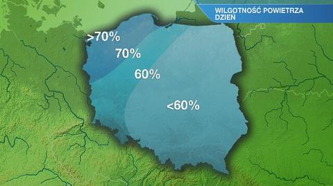 Warunki biometeorologiczne w czwartek