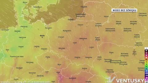 Prognoza temperatur na kolejne dni