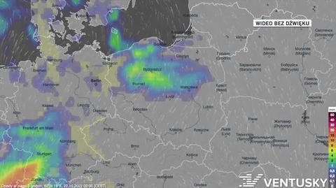 Prognoza temperatury w dniach 22-26.10