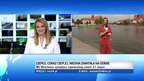 Wrocław: termometr w słońcu pokazał ponad 30 stopni