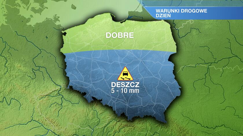 Warunki drogowe w sobotę