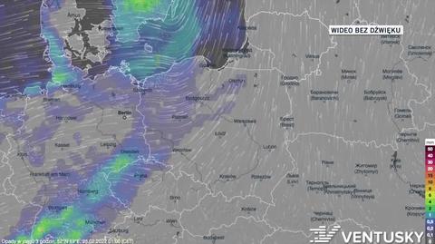 Prognozowane opady w dniach 25.02-01.03