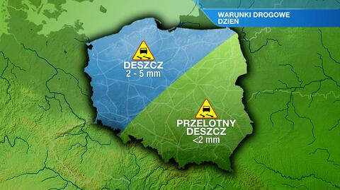 Warunki drogowe w czwartek