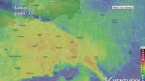 Porywy wiatru w najbliższych dniach