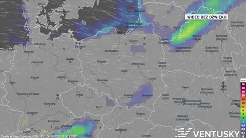 Prognoza opadów w dniach 09-13.10