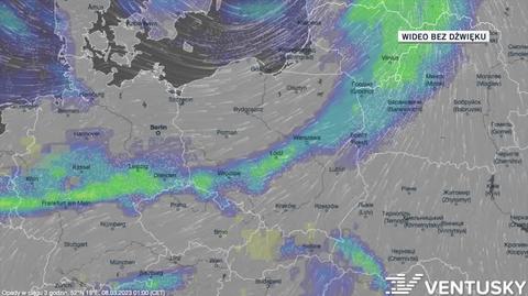 Prognozowane opady w kolejnych dniach