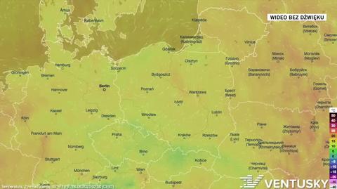 Prognoza temperatury na kolejne dni