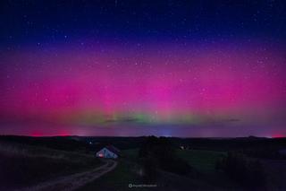 Zorza polarna nad Suwalszczyzną 18.09.23