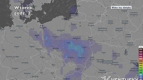 Potencjalny rozwój burz w najbliższych dniach