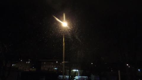 pierwsze opady śniegu Grudziądz 2013