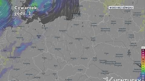 Opady deszczu w ciągu kolejnych pięciu dni (Ventusky.com | wideo bez dźwięku)