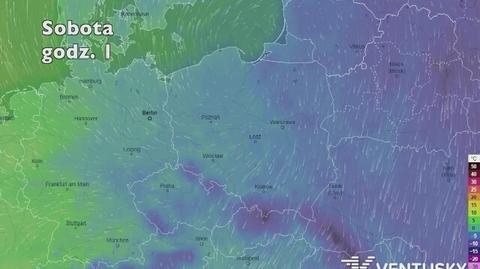 Temperatura w najbliższych dniach (ventusky.com | wideo bez dźwięku)