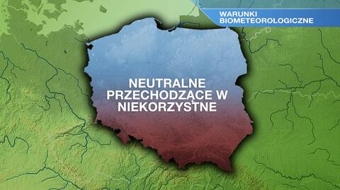 Warunki biometeo w niedzielę