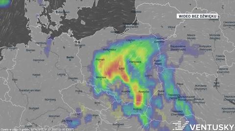 Prognozowane porywy wiatru w kolejnych dniach