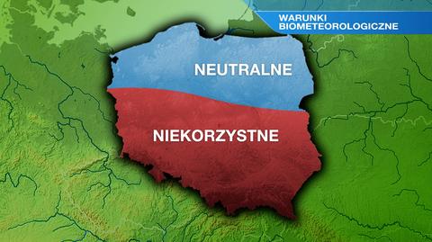 Warunki biometeo w niedzielę