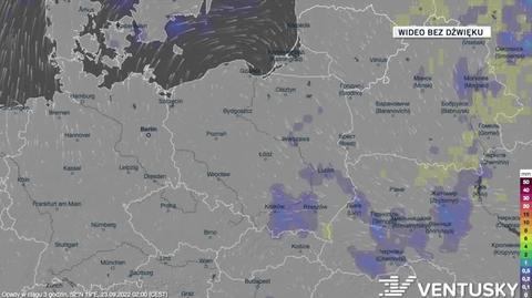 Prognozowane opady w kolejnych dniach