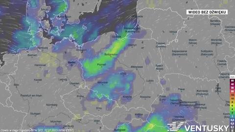 Prognoza opadów na okres 22-26.07 