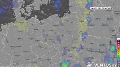 Prognoza opadów na kolejne dni