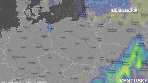 Prognozowane opady w kolejnych dniach