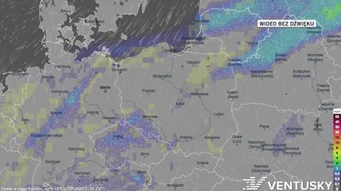 Prognozowane opady w dniach 27-31.01