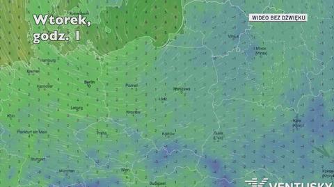 Prognozowana temperatura w ciągu najbliższych dni