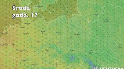 Prognozowana temperatura w najbliższych dniach (Ventusky.com) | wideo bez dźwięku