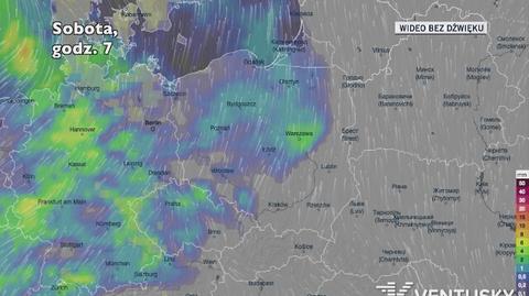 Prognozowane opady deszczu w najbliższych dniach 