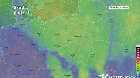 Porywy wiatru w najbliższych dniach