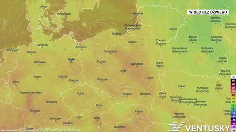 Prognoza temperatury na kolejne dni