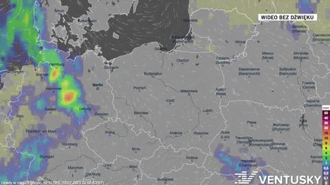 Prognozowane opady w najbliższych dniach