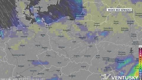 Prognoza opadów na kolejne dni