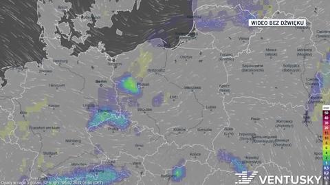 Prognoza opadów na kolejne dni