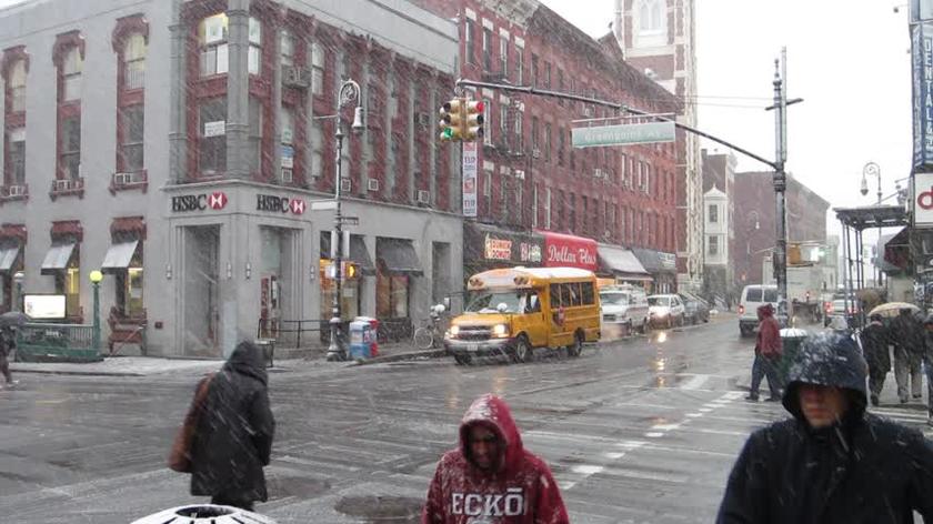 Nowy Jork - pierwszy snieg, kolejny problem (2)