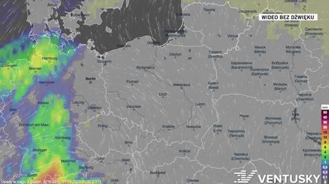 Prognozowane opady w dniach 31.10-4.11