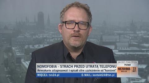 Rozmowa z Maciejem Dębskim na temat nadużywania telefonów komórkowych