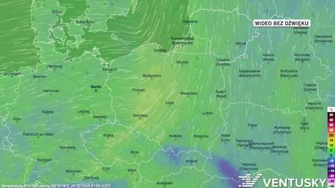 Prognozowana temperatura w dniach 25.02-01.03