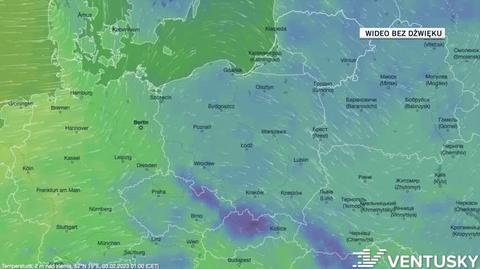 Prognozowana temperatura w kolejnych dniach